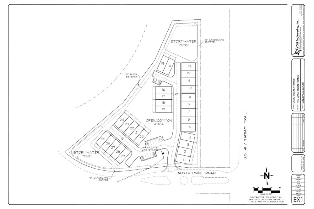 Sarasota Gated - 30 Unit Residential Development Site: North Point Road, Osprey, FL 34229